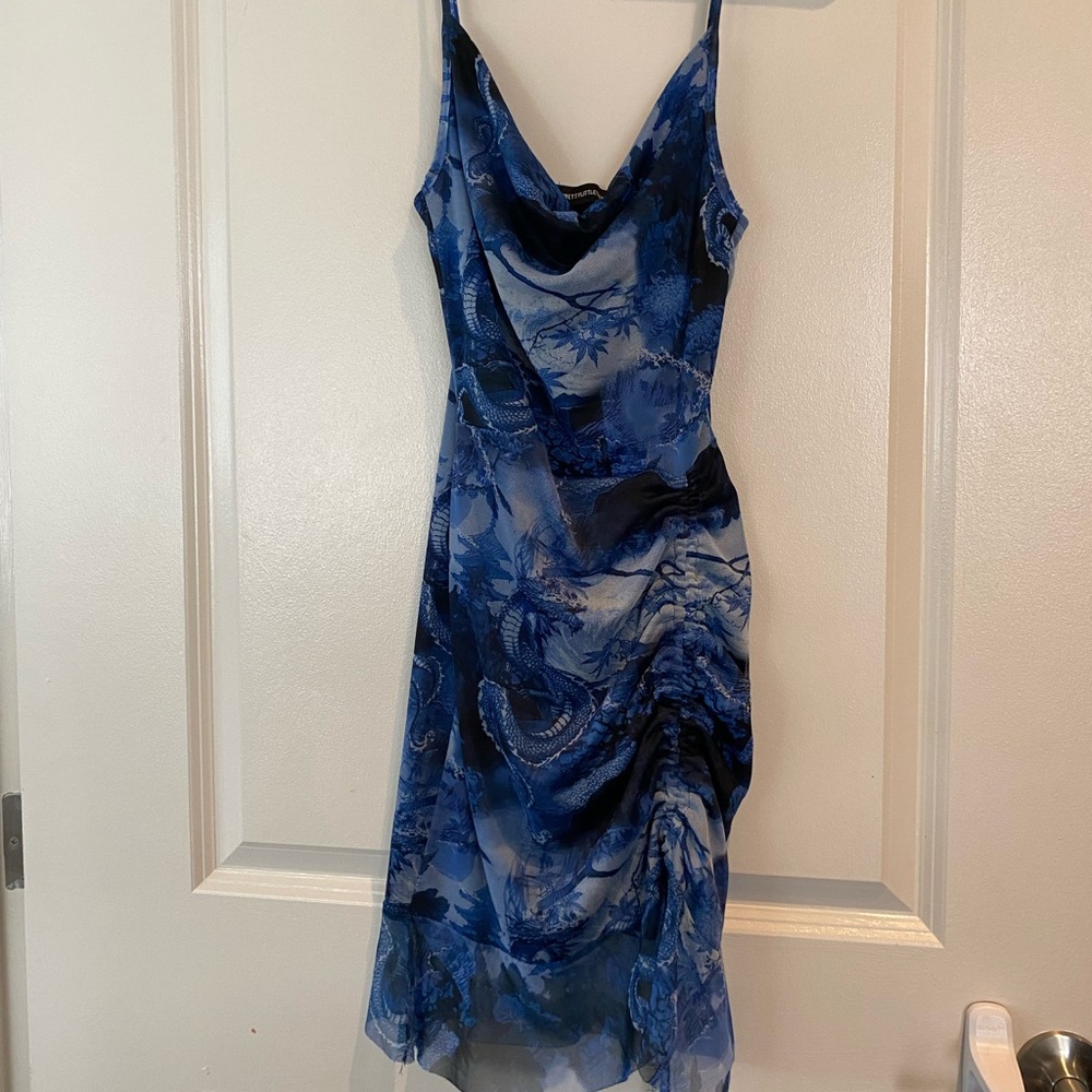 Pretty little thing blue dress